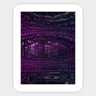 Magenta Woven Boho Rug Sticker